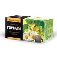 Травяной чай Горный 25 фильтр-пакетов по 1,2 г